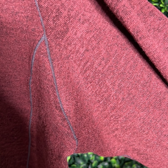 Kuhl 1/4 Zip lightweight Pullover Sweater burgundy red and Gray Sz XXL - Picture 6 of 8